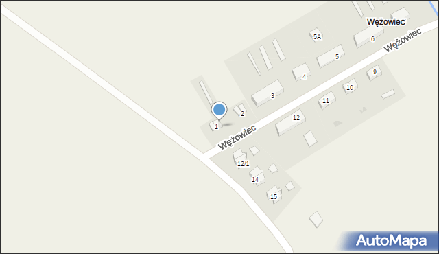 Wężowiec, Wężowiec, 1/1, mapa Wężowiec