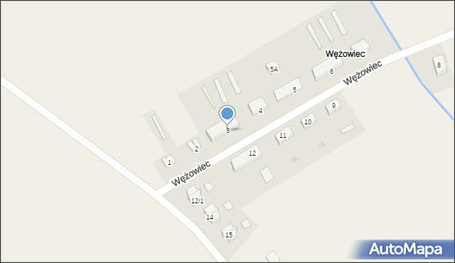 Wężowiec, Wężowiec, 3, mapa Wężowiec