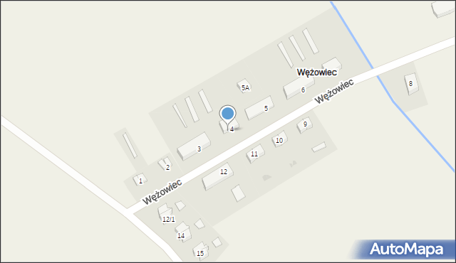 Wężowiec, Wężowiec, 4A, mapa Wężowiec