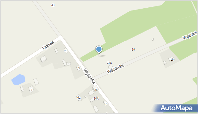 Wężówka, Wężówka, 29, mapa Wężówka