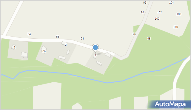 Wężyk, Wężyk, 1, mapa Wężyk