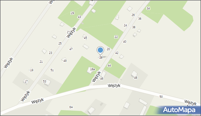 Wężyk, Wężyk, 18, mapa Wężyk