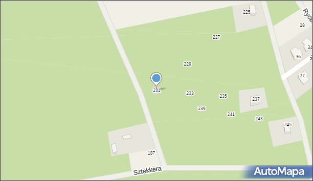 Wężyk, Wężyk, 231, mapa Wężyk