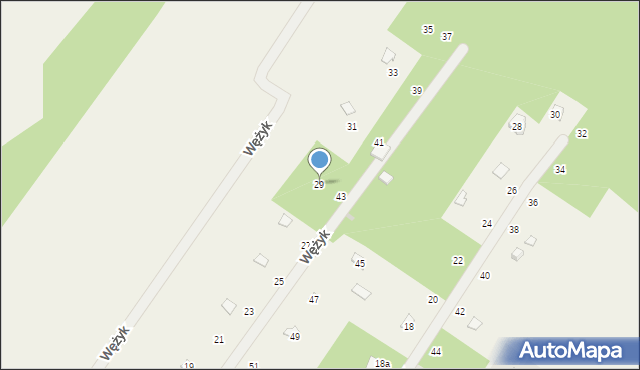 Wężyk, Wężyk, 29, mapa Wężyk