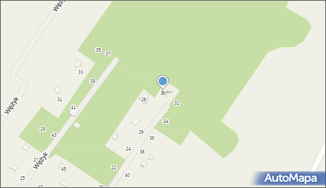 Wężyk, Wężyk, 30, mapa Wężyk