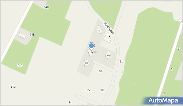 Wężyk, Wężyk, 76, mapa Wężyk