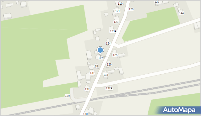 Wężyska, Wężyska, 127, mapa Wężyska