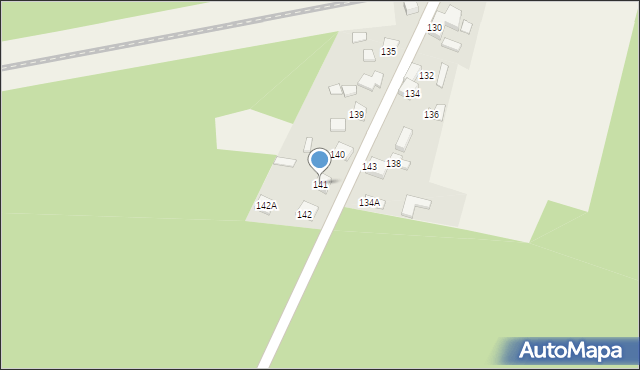 Wężyska, Wężyska, 141, mapa Wężyska