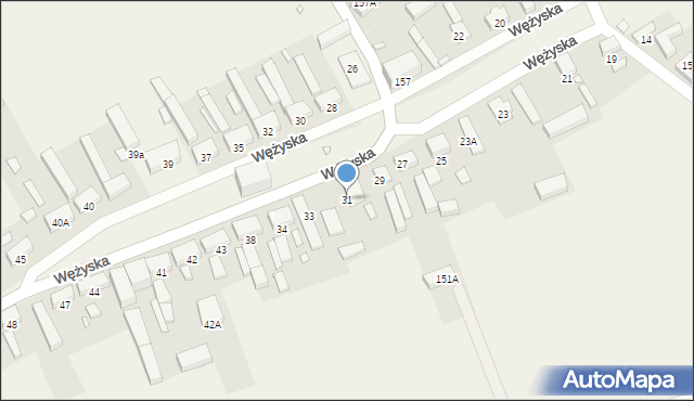 Wężyska, Wężyska, 31, mapa Wężyska