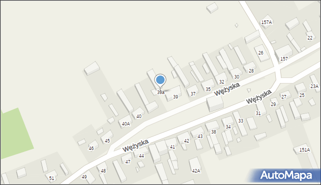 Wężyska, Wężyska, 39a, mapa Wężyska