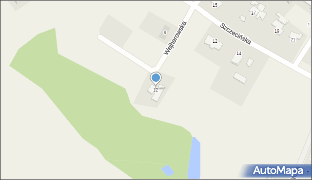 Wilcze, Wejherowska, 12, mapa Wilcze