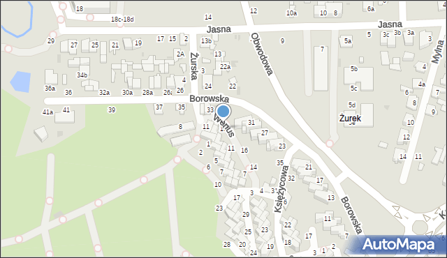 Włocławek, Wenus, 15, mapa Włocławka