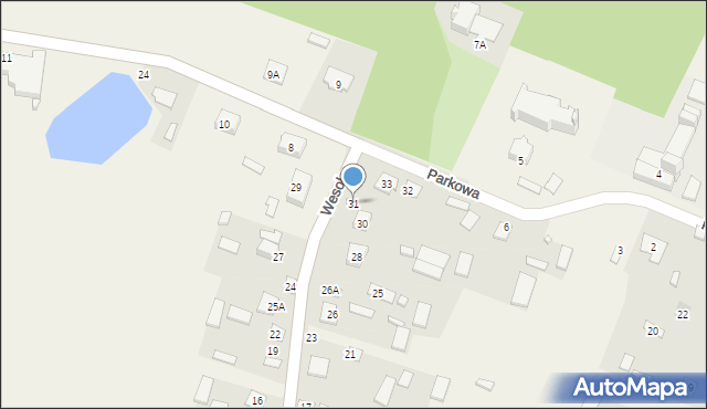 Wola Osowińska, Wesoła, 31, mapa Wola Osowińska