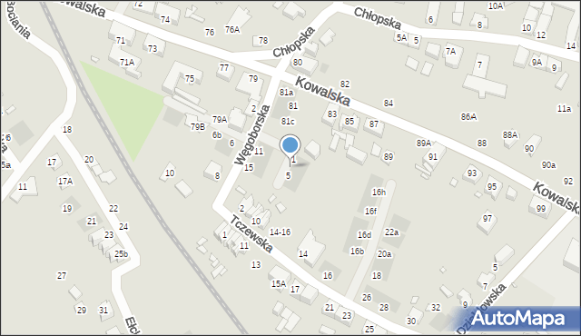 Wrocław, Węgoborska, 3, mapa Wrocławia