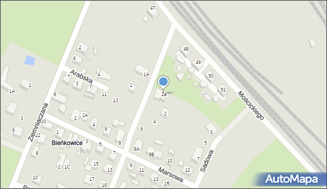 Wrocław, Wesołowskiego Jana, 2a, mapa Wrocławia
