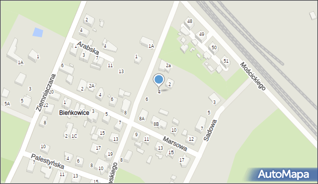 Wrocław, Wesołowskiego Jana, 4, mapa Wrocławia