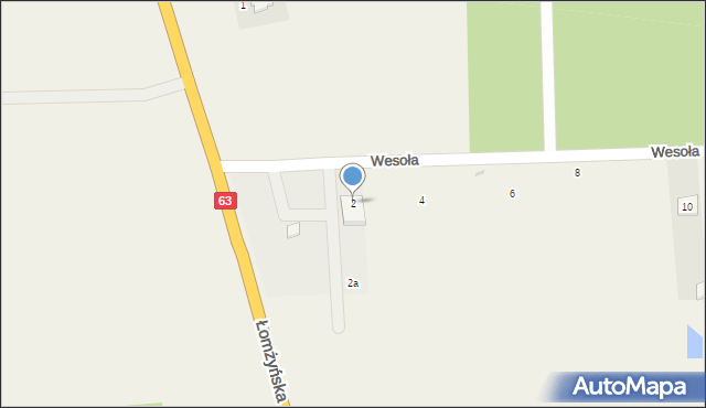 Wygoda, Wesoła, 2, mapa Wygoda