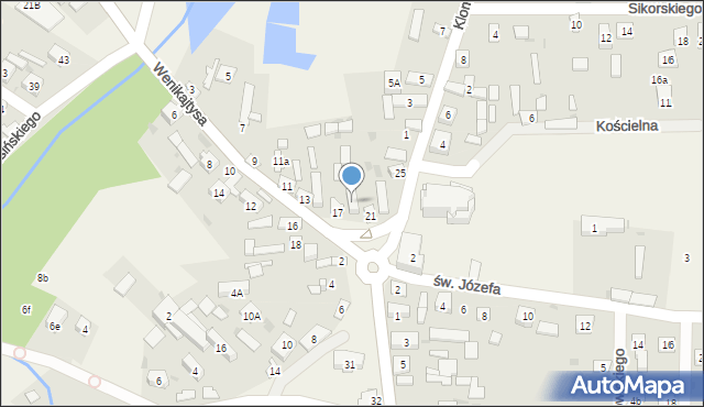 Złoty Potok, Wenikajtysa, ks., 19, mapa Złoty Potok