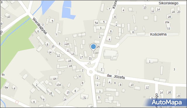 Złoty Potok, Wenikajtysa, ks., 23, mapa Złoty Potok