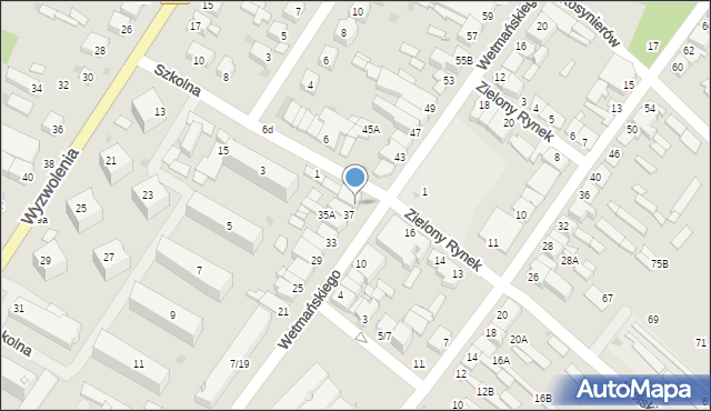 Żuromin, Wetmańskiego Leona, bp., 39, mapa Żuromin