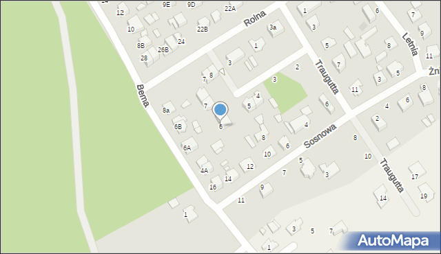 Żyrardów, Wesoły Zaułek, 6, mapa Żyrardów