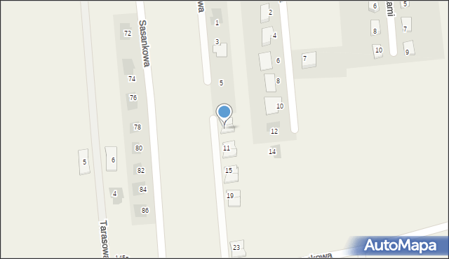 Abramowice Prywatne, Widokowa, 9, mapa Abramowice Prywatne