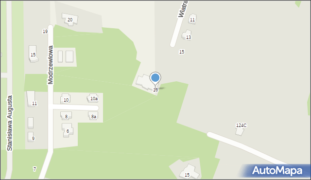 Aleksandrów Łódzki, Wiatraczna, 16, mapa Aleksandrów Łódzki
