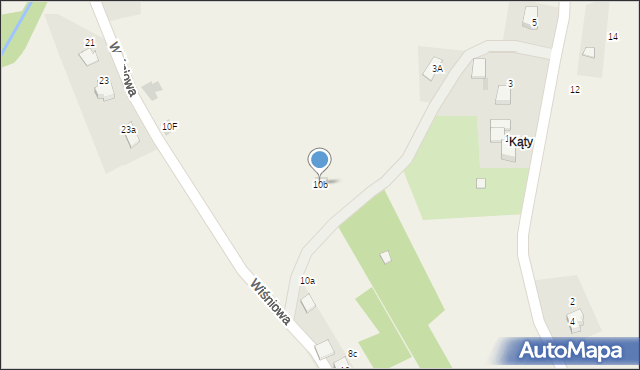 Babice, Wiśniowa, 10b, mapa Babice