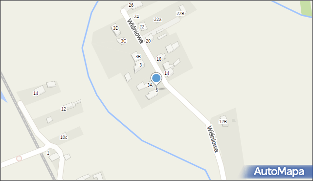 Babice, Wiśniowa, 5, mapa Babice