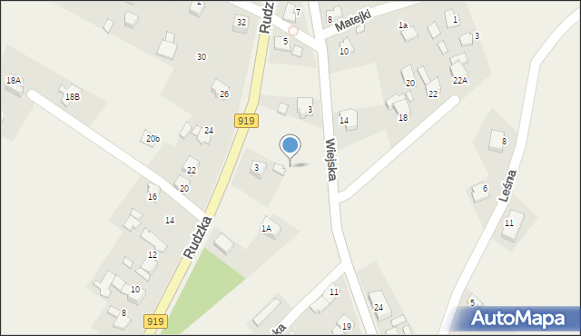 Babice, Wiejska, 5, mapa Babice