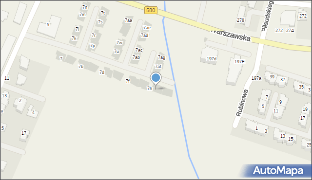 Babice Nowe, Wieruchowska, 7j, mapa Babice Nowe