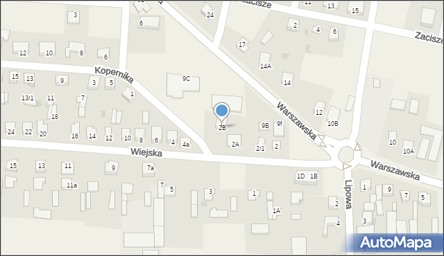 Baboszewo, Wiejska, 2B, mapa Baboszewo