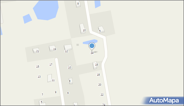 Bałachy, Wiejska, 14, mapa Bałachy