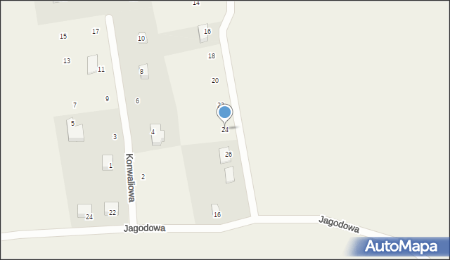 Bałachy, Wiejska, 24, mapa Bałachy