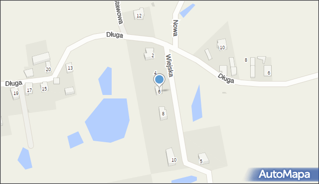 Bałachy, Wiejska, 6, mapa Bałachy