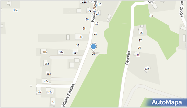 Barcice, Wielka Rówień, 25, mapa Barcice