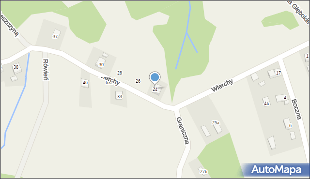 Barcice, Wierchy, 24, mapa Barcice