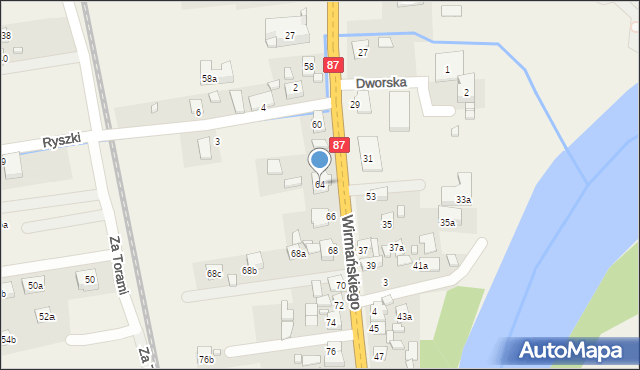 Barcice, Wirmańskiego Józefa, ks., 64, mapa Barcice