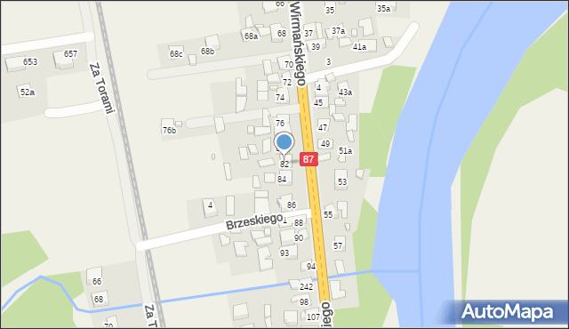 Barcice, Wirmańskiego Józefa, ks., 82, mapa Barcice