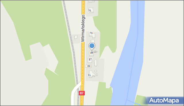 Barcice, Wirmańskiego Józefa, ks., 85, mapa Barcice