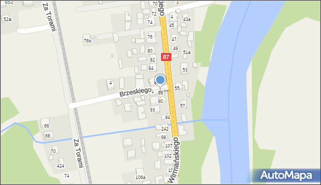 Barcice, Wirmańskiego Józefa, ks., 88, mapa Barcice