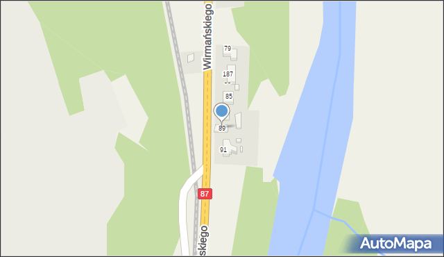 Barcice, Wirmańskiego Józefa, ks., 89, mapa Barcice