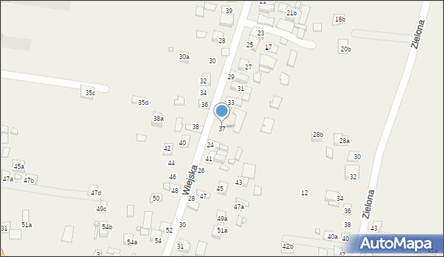 Barcice Dolne, Wiejska, 37, mapa Barcice Dolne