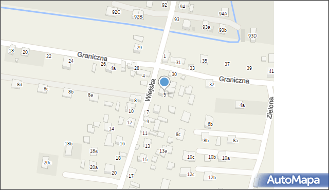 Barcice Dolne, Wiejska, 5, mapa Barcice Dolne