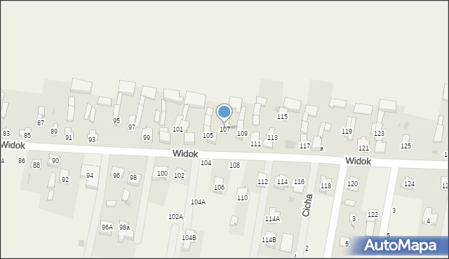 Barkowice, Widok, 107, mapa Barkowice