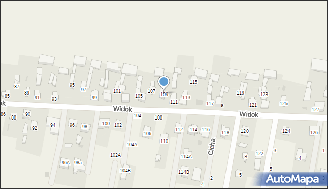 Barkowice, Widok, 109, mapa Barkowice