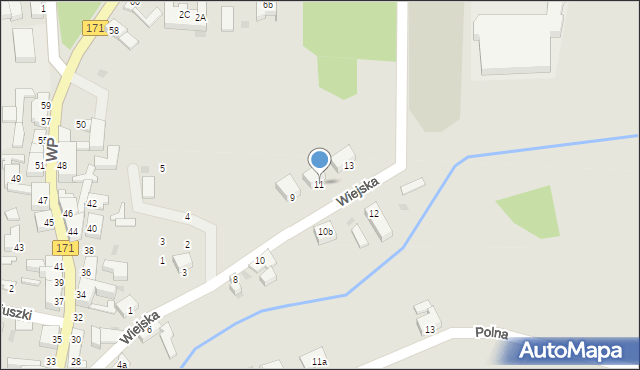 Barwice, Wiejska, 11, mapa Barwice