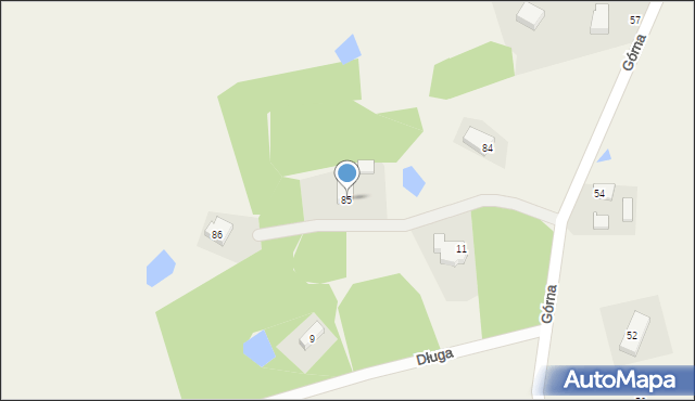 Barwik, Wilanowo, 85, mapa Barwik