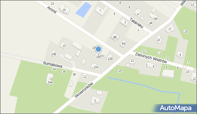 Baszkówka, Wierzbowa, 10C, mapa Baszkówka