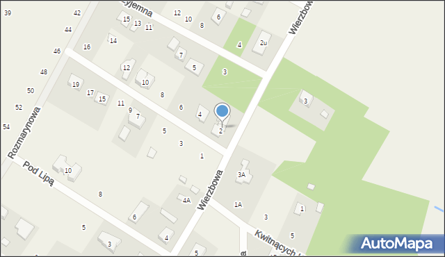 Baszkówka, Wierzbowa, 2z, mapa Baszkówka